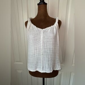 Free People Free-est Massima Reversible Gauze Top, Size Small